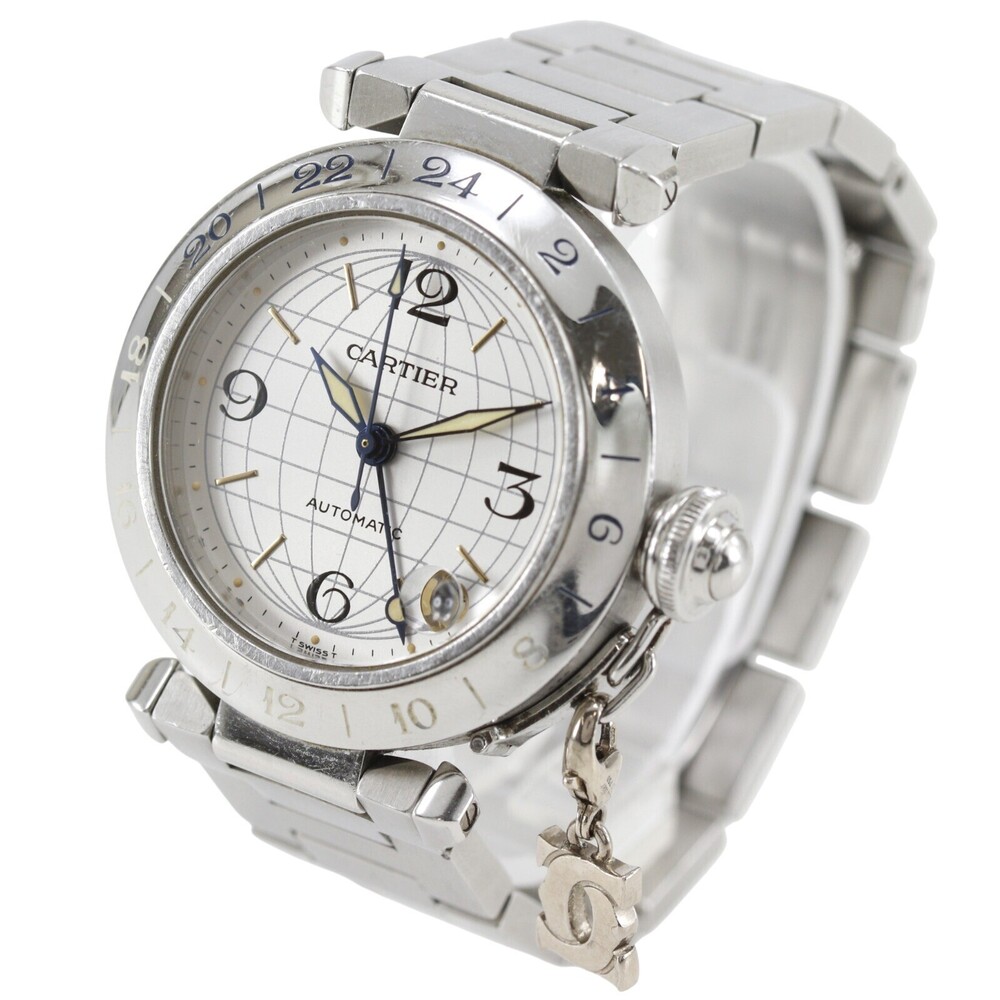Cartier Pasha C GMT Automatic Stainless Steel 35